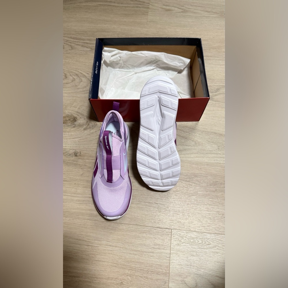 Reebok Lavender and Purple Slip-On Athletic Sneakers - Picture 9 of 9